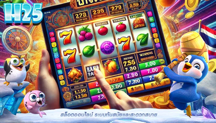 สล็อตออนไลน์ ระบบทันสมัยและสะดวกสบาย