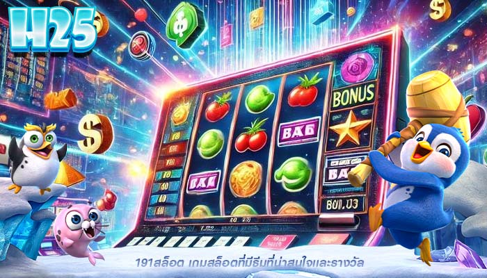191สล็อต เกมสล็อตที่มีธีมที่น่าสนใจเเละรางวัล