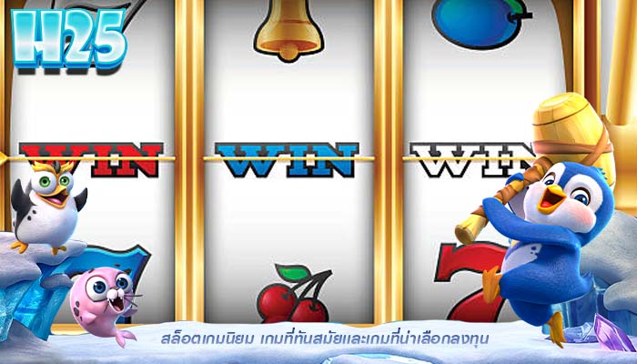 สล็อตเกมนิยม เกมที่ทันสมัยเเละเกมที่น่าเลือกลงทุน